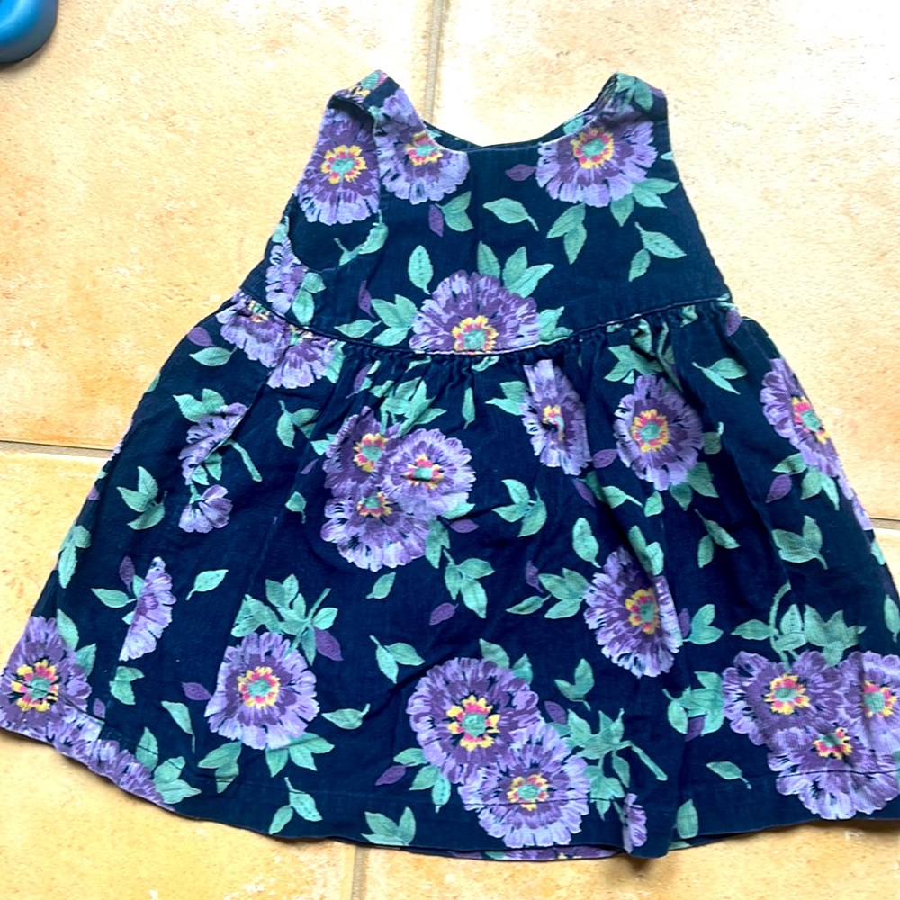 Talbot's girl's velour jumper (18m)